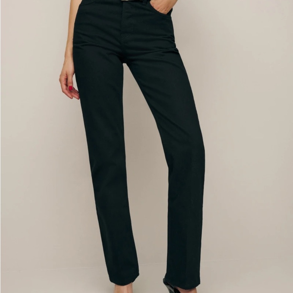 Reformation Denim, Rowe Black Denim Jeans